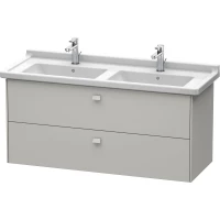 Тумба бетонно-серый матовый 122 см Duravit Brioso BR414400707