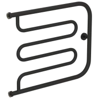 Полотенцесушитель водяной 500x650 темный титан муар Сунержа Лира 15-0011-5065