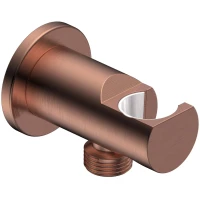 Подключение для душевого шланга с держателем AQUAme Siena AQM8714BC медь матовая