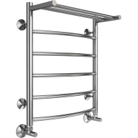 Полотенцесушитель водяной Terminus Классик с полкой П6 4670078556752 600x532, хром