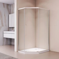 Душевой уголок RGW PA-86 New Passage 38088600-11N 100x100 см, профиль хром, стекло прозрачное