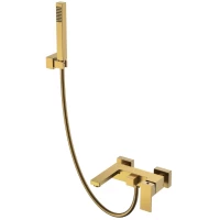 Смеситель для ванны Boheme Qubic 473-BR