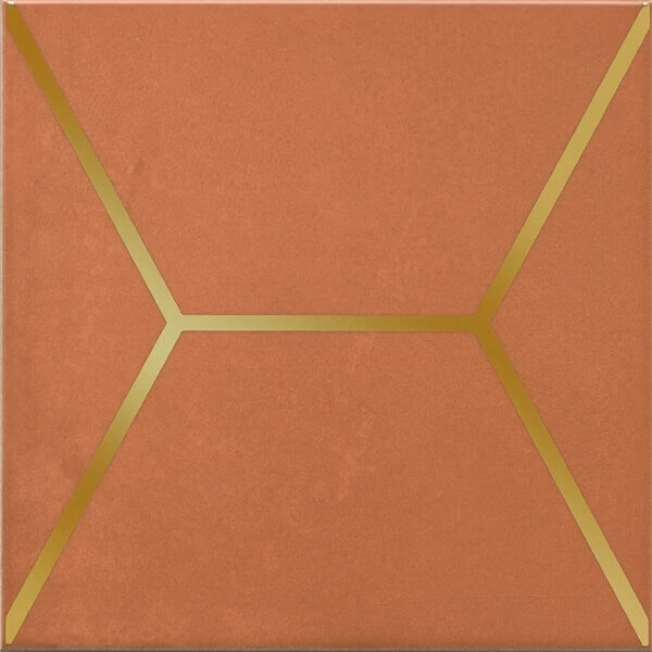 Плитка OP/D181/17066 Декор Витраж оранжевый 15x15 плитка клинкерная cerrad rustico коричнево оранжевый 0 5 м²