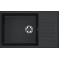 Кухонная мойка KuchenStern Ku-Granit Flug 60 109BL10 78x50 см, черный