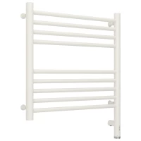 Полотенцесушитель электрический 500x500 белый матовый МЭМ правый, перемычка прямая Сунержа Богема 3.0 30-5805-5050