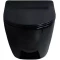 Унитаз подвесной GID Tr2198-18 безободковый, с сиденьем микролифт, черный глянец - 3