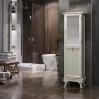 Пенал Opadiris Борджи Z0000012565 напольный R, с бельевой корзиной, слоновая кость