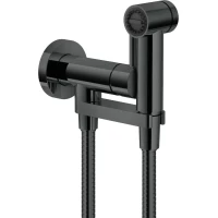 Гигиенический душ Nobili AV00600FLP со смесителем, черный глянец