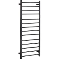 Полотенцесушитель электрический Bemeta Laderra 704151050 1320x450, диммер правый, черный матовый