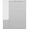 Зеркальный шкаф Misty Чегет П-Чег-02085-01Л 82,5x100,1 см L, с подсветкой, выключателем, белый глянец - 1