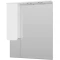Зеркальный шкаф Misty Чегет П-Чег-02085-01Л 82,5x100,1 см L, с подсветкой, выключателем, белый глянец - 2