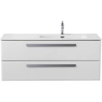 Тумба под раковину Cezares Eco ECO-CER-N-1200-2C-SO-BL-R 120 см R, подвесная, Bianco Lucido