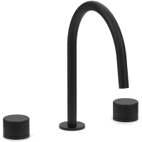 Смеситель для раковины Paffoni Jo JO053NO с донным клапаном, черный матовый