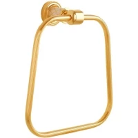 Полотенцедержатель кольцо Boheme Murano 10905-W-G золотой/белый