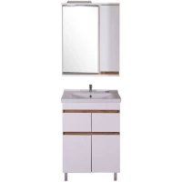 Комплект мебели белый/дуб золотой 60,5 см ASB-Mebel Марко