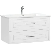 Тумба под раковину Cersanit Classic A69090 77,6 см, подвесная, белый матовый