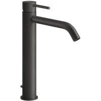 Смеситель для раковины Gessi Gessi316 54003#707 с донным клапаном, черный хром матовый