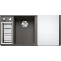 Кухонная мойка Blanco Axia III 6S-F InFino 527230 99x50 см, вулканический серый