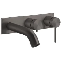 Смеситель для ванны Gessi Gessi316 54136#707 встраиваемый, черный хром матовый