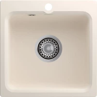 Кухонная мойка GranFest Smart 430 43x43 см, белый