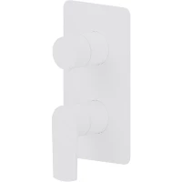 Смеситель для ванны Newform Haka 72073E.01.014 встраиваемый, белый матовый