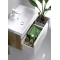 Комплект мебели белый глянец/дуб балтийский 60 см Aqwella Smart SRT0106DB + UMMOD60SL/1 + RM0206W - 3