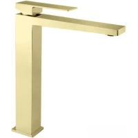 Смеситель для раковины Webert Pegaso PE830402794 с донным клапаном, золотой матовый