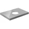 Столешница 70 см серый глянец для накладных раковин Kerama Marazzi Canaletto Риальто CN70.SG560722R - 1