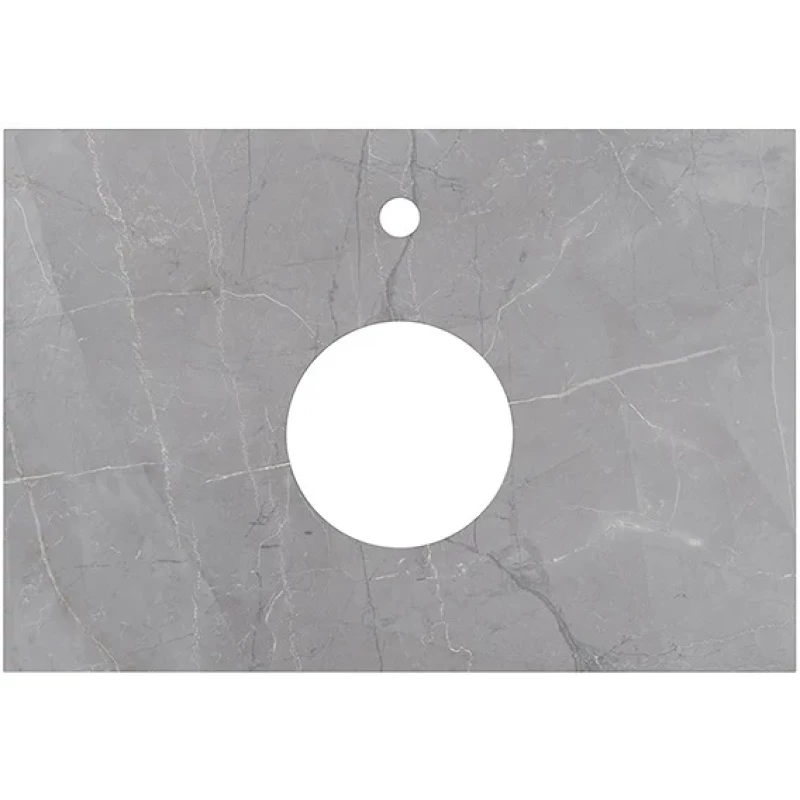 Столешница 70 см серый глянец для накладных раковин Kerama Marazzi Canaletto Риальто CN70.SG560722R