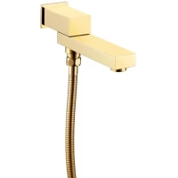 Излив для ванны Grocenberg GB058GO 215 мм, золотой