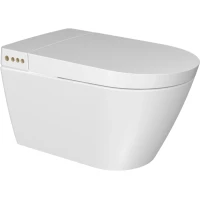 Унитаз подвесной Creavit WQ Smart WQ320-11CB00E-0000 безободковый, белый