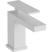 Кран для холодной воды Hansgrohe Tecturis E 73013700 без донного клапана, белый матовый