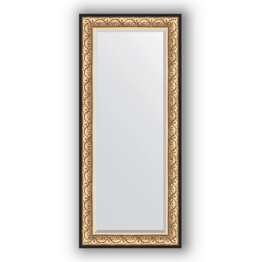 Зеркало 70x160 см барокко золото Evoform Exclusive BY 1291 зеркало 60x140 см барокко золото evoform exclusive by 1261