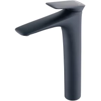 Смеситель для раковины Bond Cube B03-2788 без донного клапана, черный матовый