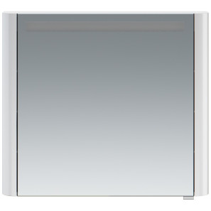 Изображение товара зеркальный шкаф 80х70 см белый глянец l am.pm sensation m30mcl0801wg