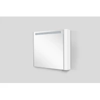 Зеркальный шкаф 80x70 см белый глянец L Am.Pm Sensation M30MCL0801WG
