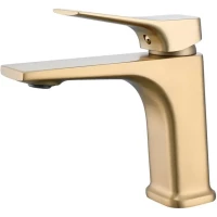 Смеситель для раковины Prohanss P62.10.03 золотой матовый