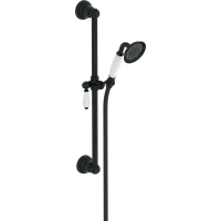 Душевой гарнитур Jacob Delafon Louise E24364-BL 1 режим, черный матовый