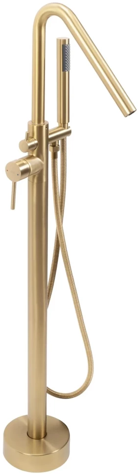 

Смеситель напольный для ванны Rea Aras REA-B2719 золотой матовый