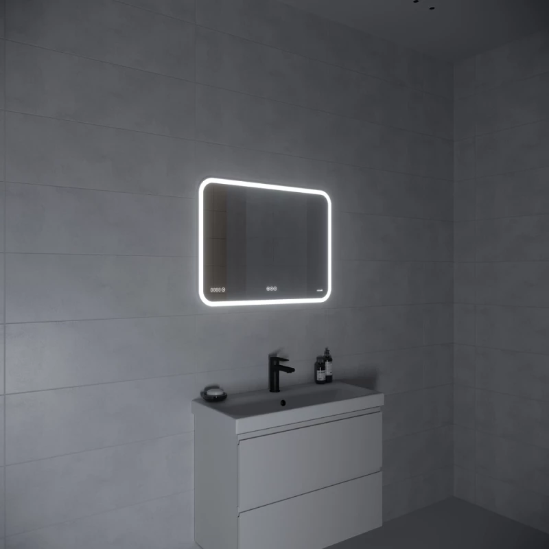 Зеркало 80x60 см Cersanit Design Pro LU-LED070*80-p-Os