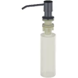 Изображение товара дозатор для жидкого мыла ulgran u-01-343 330 мл, встраиваемый, для кухни, антрацит