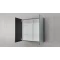 Зеркальный шкаф 80,3x80 см черный матовый Velvex Klaufs zsKLA.80-217 - 3