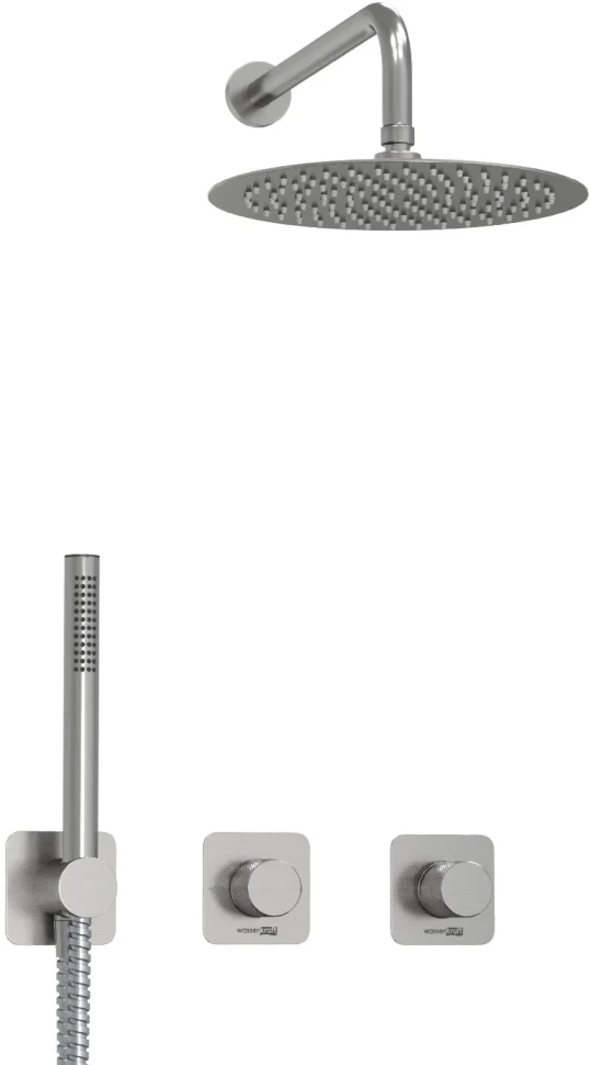 Душевой комплект 248 мм WasserKRAFT Tauber A6451.296.097.121.275.100.276 комплект для туалета wasserkraft ammer к 1448
