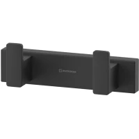 Планка с крючками Whitecross Cubo CU2412BL для ванны, черный матовый