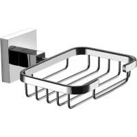 Мыльница Azario Rina AZ-87009 настенная, хром 