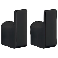 Комплект крючков Gedy Pirenei PI27(14) для ванны, черный матовый