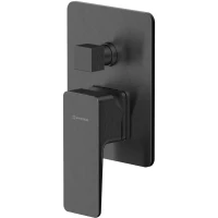 Смеситель для ванны Whitecross X X1435GM встраиваемый, оружейная сталь