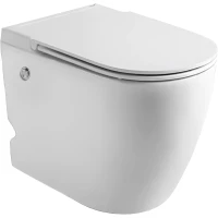 Унитаз напольный Ceruttispa Sella Pulse CT10198 импульсный, безободковый, с сиденьем микролифт, белый