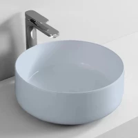 Раковина-чаша Artceram Cognac COL001 65 00 42x42 см, накладная, светло-голубой