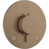 Термостат для ванны Hansgrohe Ecostat Comfort S 33718140 встраиваемый, бронза